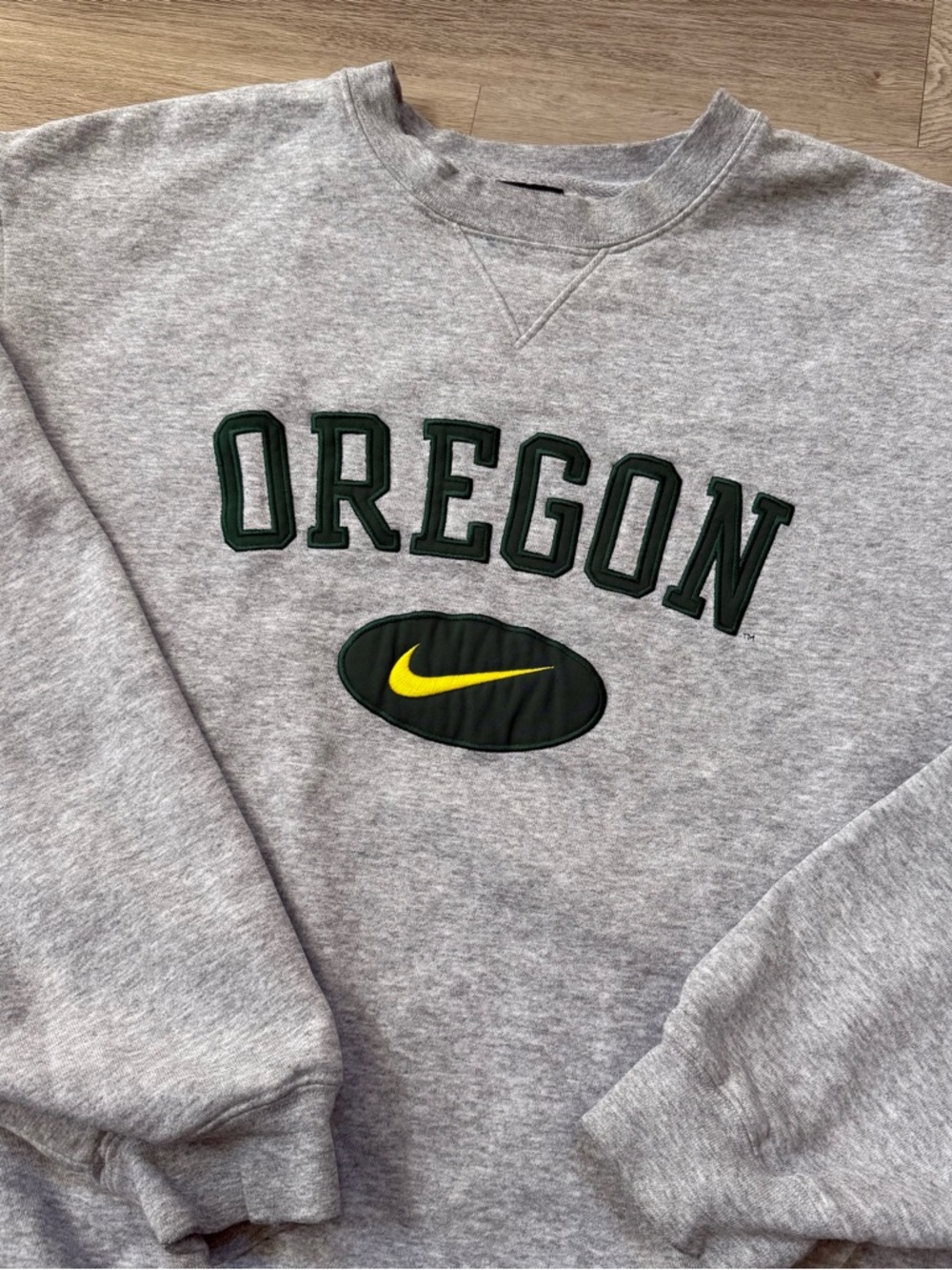 Vintage Nike Oregon Ducks Crewneck Sweatshirt University of Oregon Duck Size M